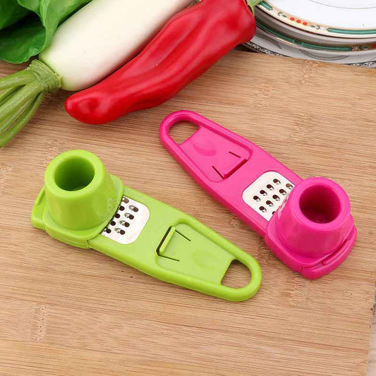 Garlic Masher & Seasoning Grinder – Manual Kitchen Tool