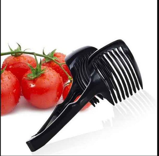 Fruit & Vegetable Slicing Holder – Safe Prep Assistant