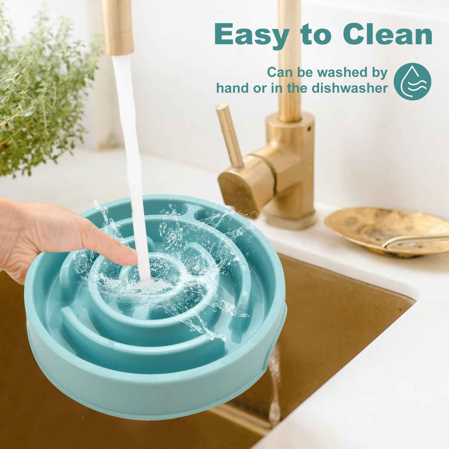 Silicone Slow Feeder Dog Bowl - Nestek product image