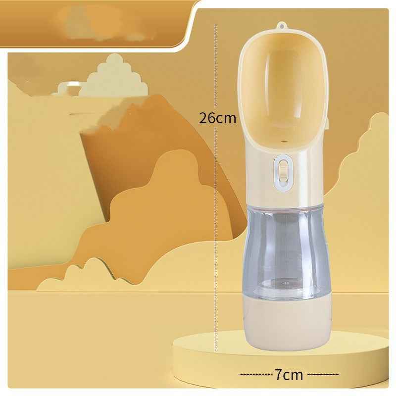 Portable Dog Water Bottle & Feeder Bowl - Travel Drinking Bottle for Pets - Nestek product image