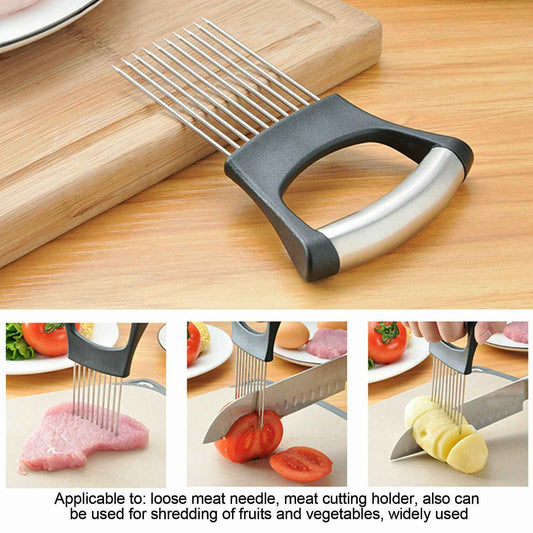 Stainless Steel Onion & Tomato Slicing Holder
