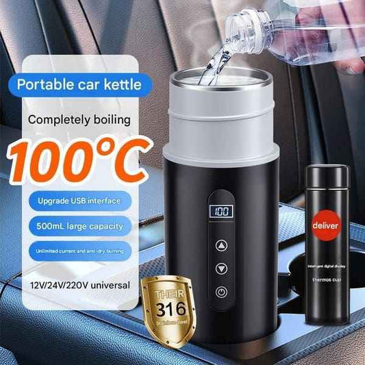 12V/24V Car Electric Kettle - Nestek product image