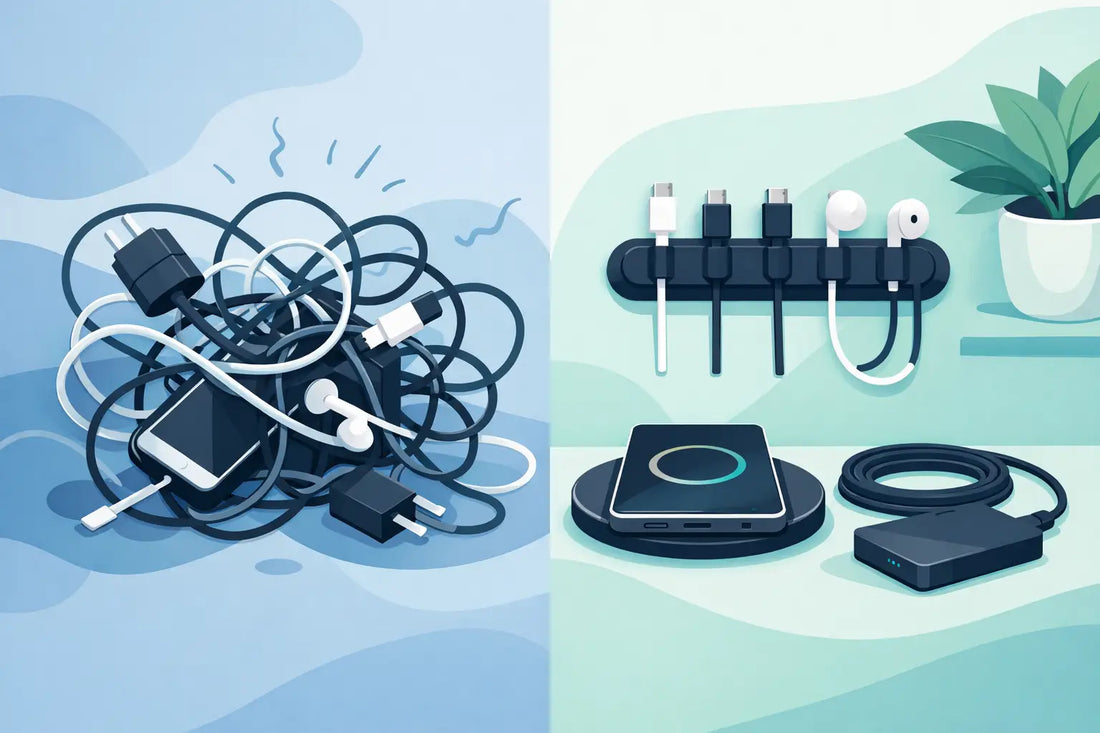 How to Organise Cables Without Daily Tangles