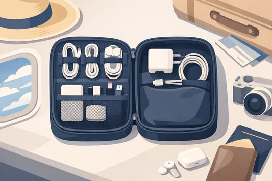 Travel Cable Organiser Pouch for Easy Packing