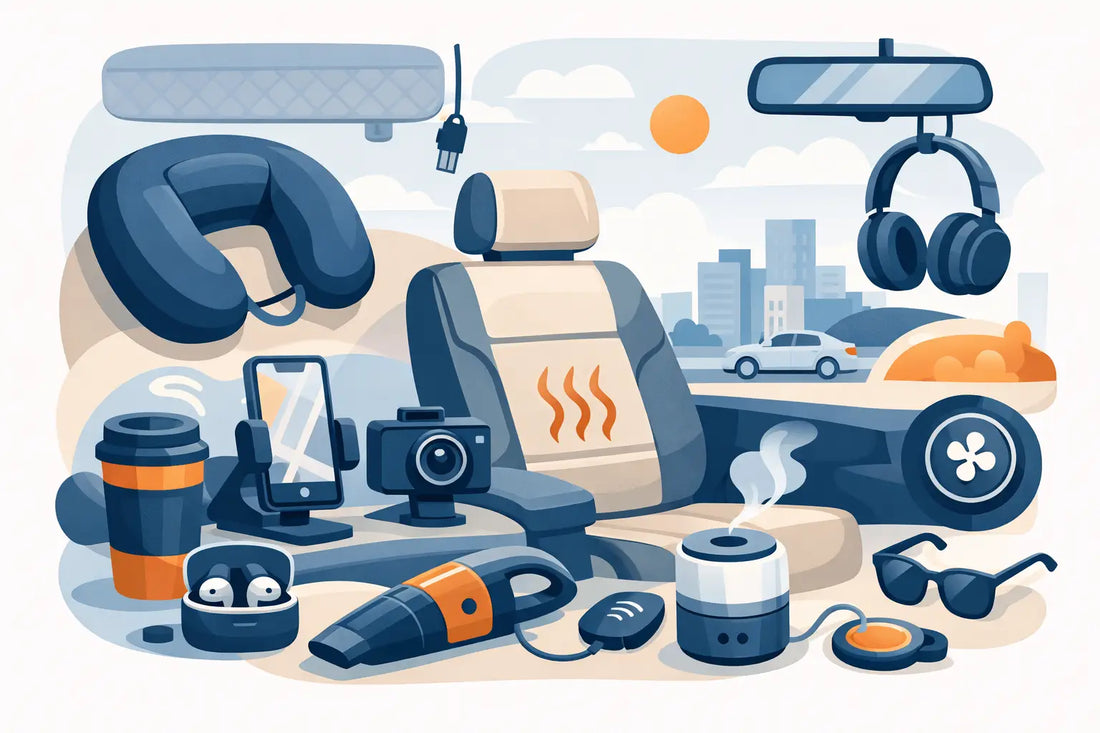 12 Car Accessories for Daily Commute Comfort