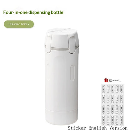 Compact toiletry dispenser for travel bags