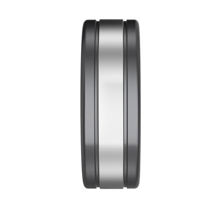 Smart health tracking ring in gold finish
