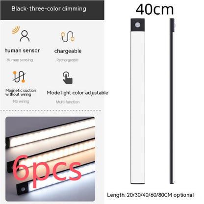Rechargeable motion sensor light with magnetic mount