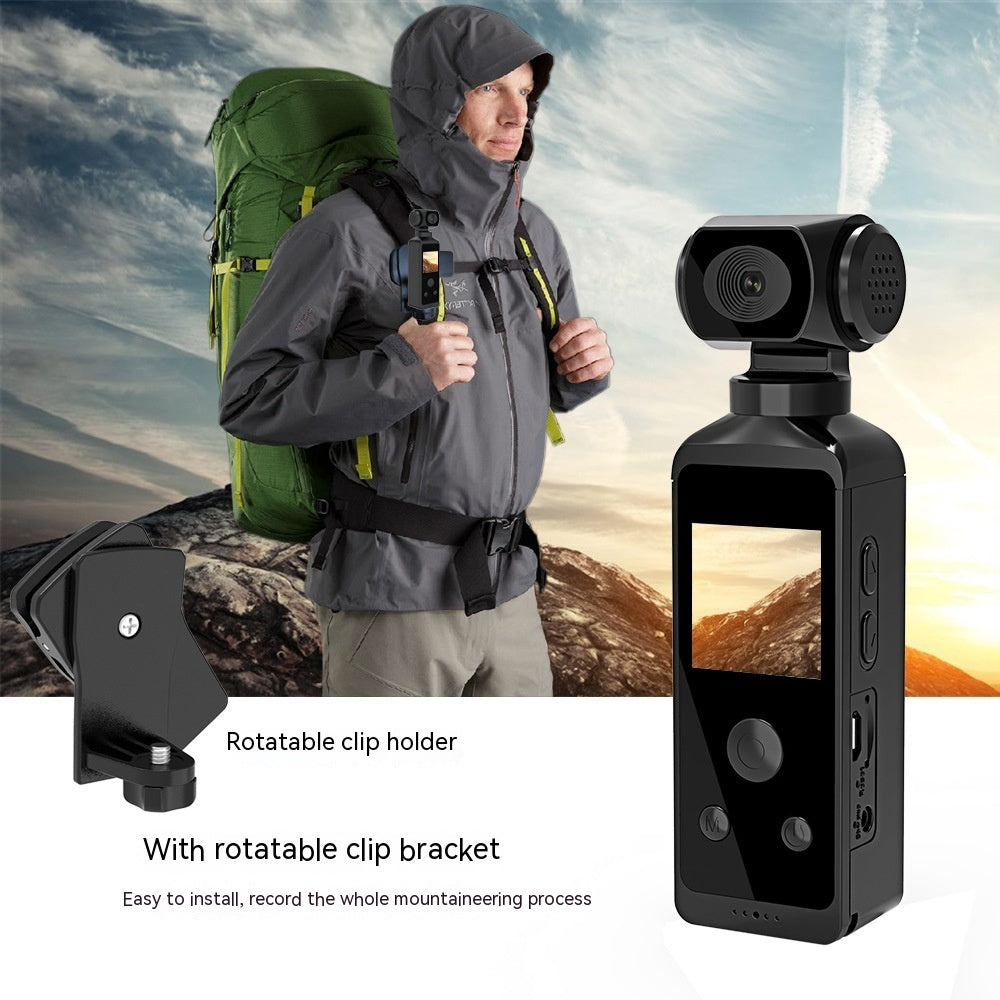 270-degree rotating pocket action camera for travel videos
