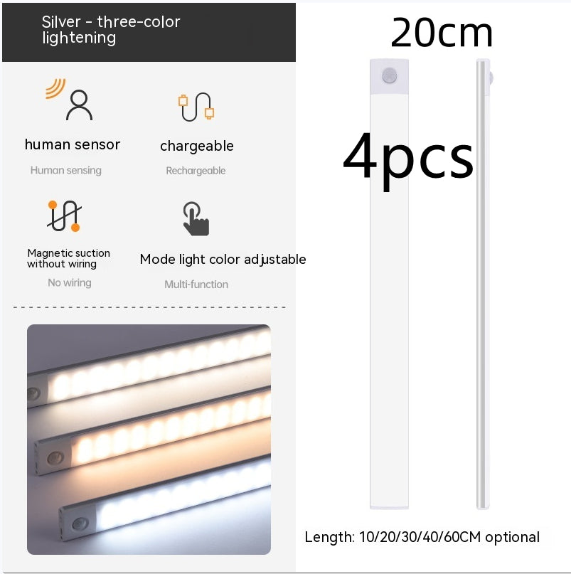 Magnetic wireless cabinet light for easy installation