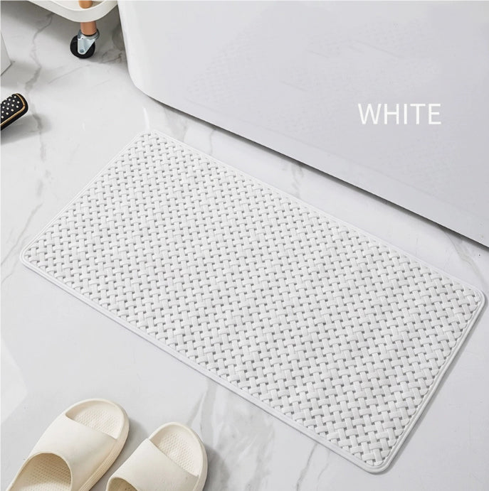 Non-slip bathroom mat size display