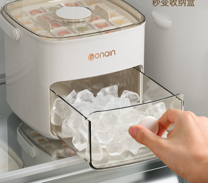 Easy-release ice tray for home drinks