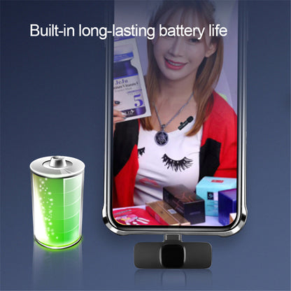 Lightweight wireless lapel microphone for clear voice audio