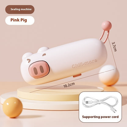 Mini bag sealer for resealing food packaging