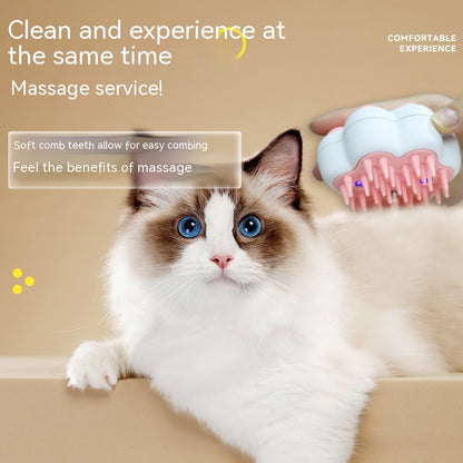 Pet steam grooming brush product image 9
