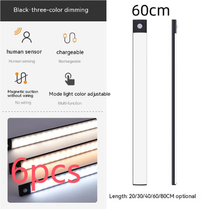 Wireless motion sensor light for kitchen and bedroom use