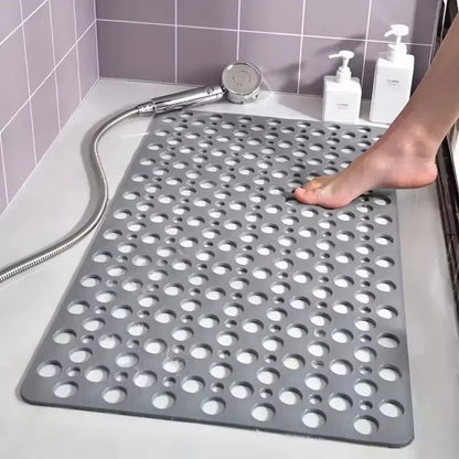 Non-slip shower mat surface texture