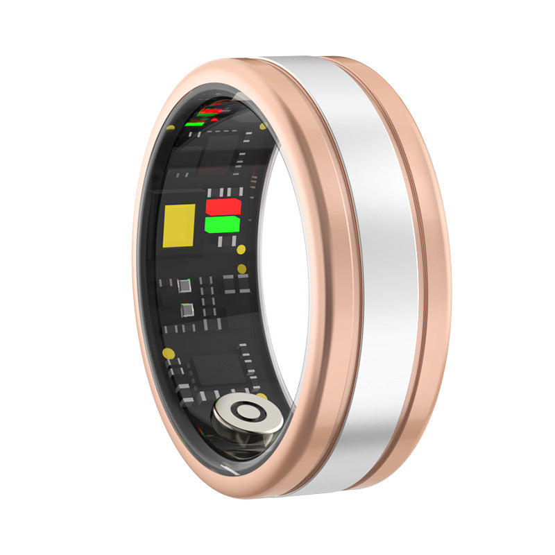 Smart ring with sleep step and wellness tracking features