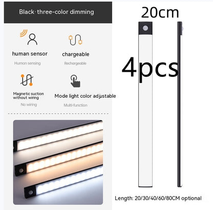 Wireless magnetic cabinet light with modern slim shape