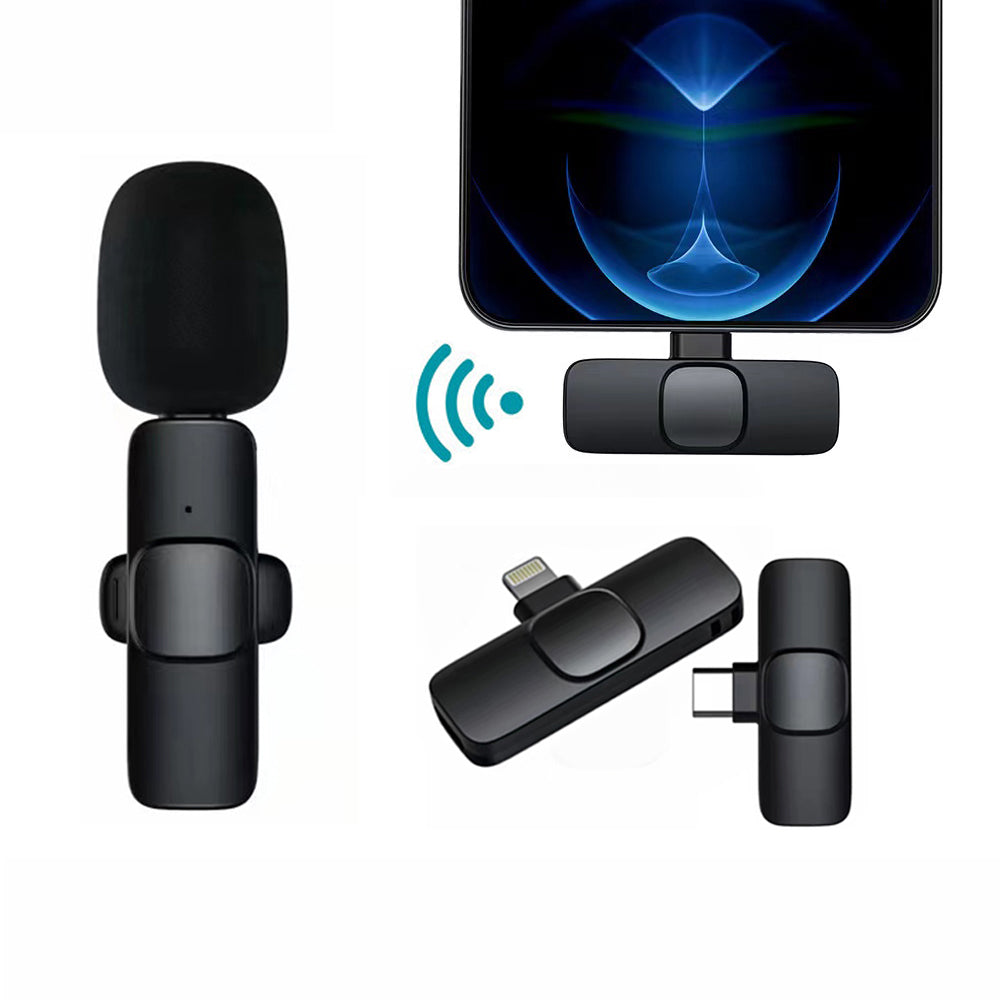 Wireless lavalier microphone receiver detail