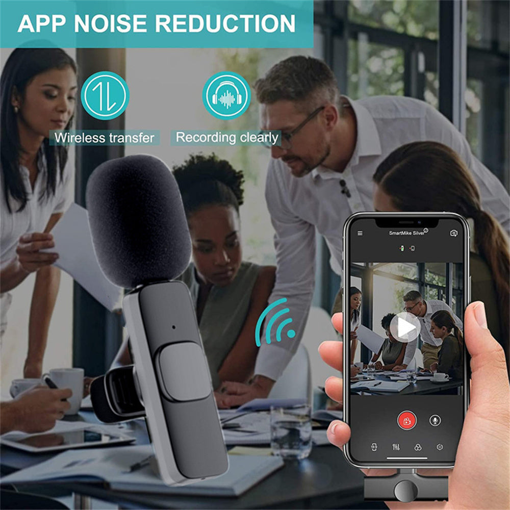 Clip on microphone for creators vloggers and calls