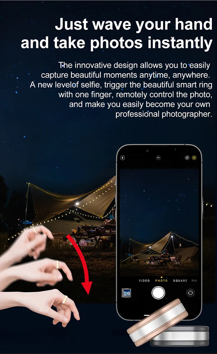 Nestek smart health tracking ring lifestyle product image