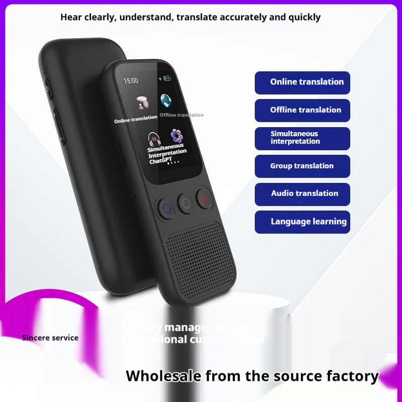 Translator device for overseas conversations