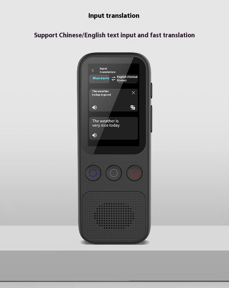 Portable translator device model option