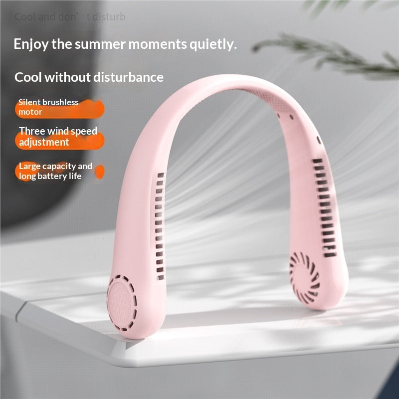 USB rechargeable neck fan colour option