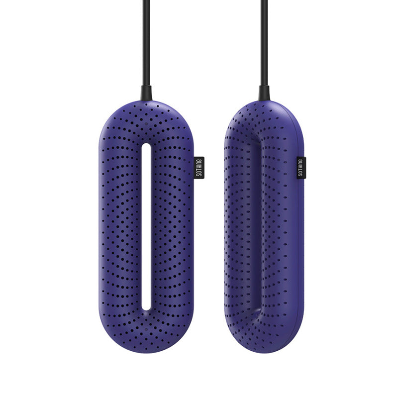 Compact footwear drying appliance for home