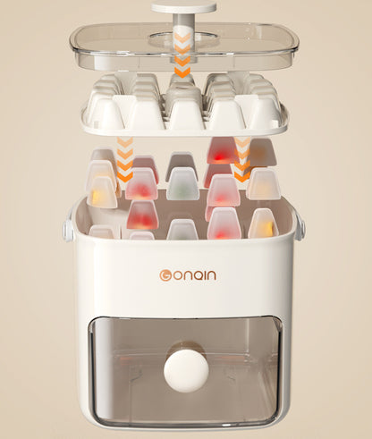 Milky white ice tray product detail