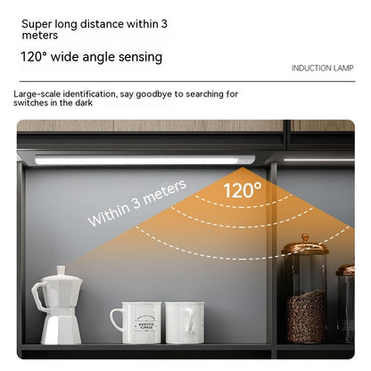 Rechargeable wireless cabinet light with magnetic mounting
