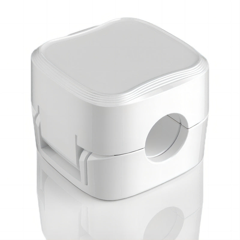 Cable organiser clips for desk and bedside setup