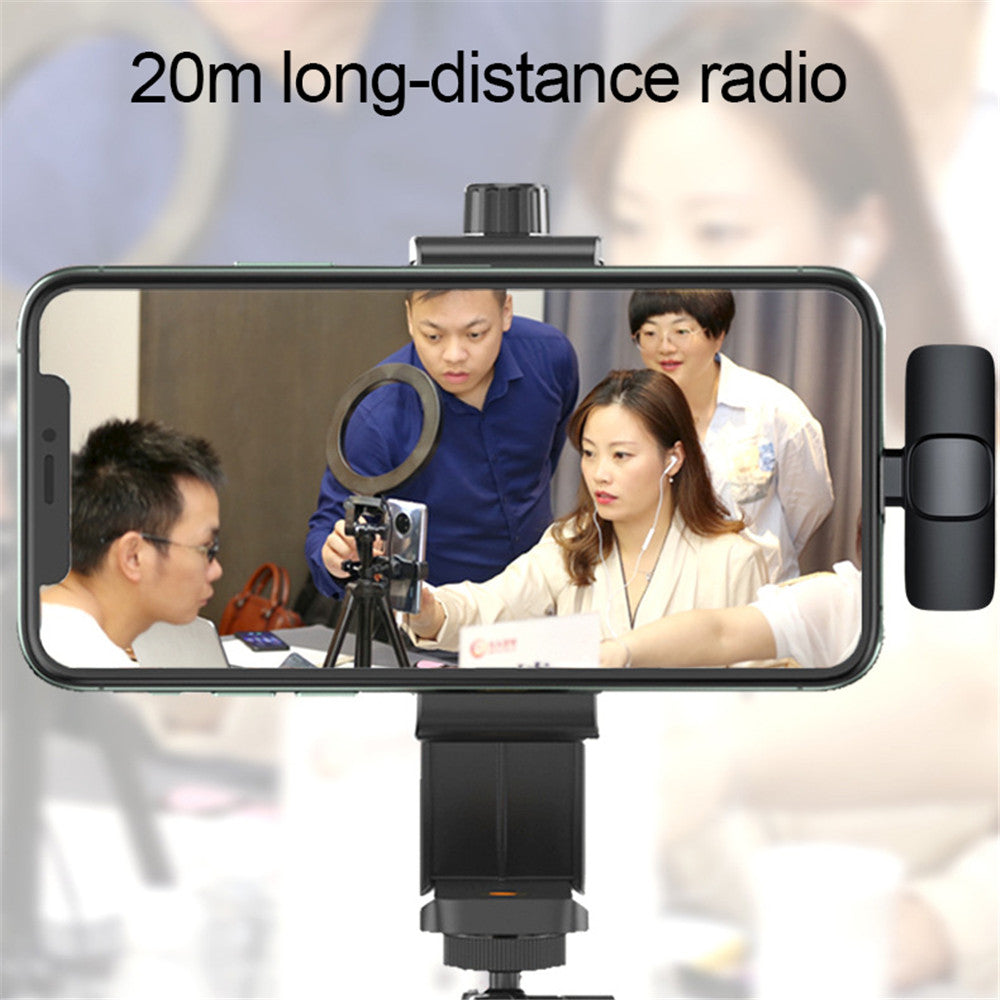 Compact rechargeable wireless microphone product view