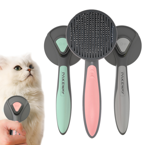 Self-Cleaning Pet Grooming Brush – Deshedding Comb for Cats & Dogs