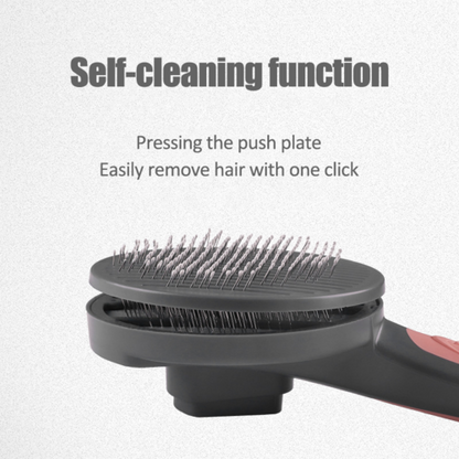 Self-Cleaning Pet Grooming Brush – Deshedding Comb for Cats & Dogs