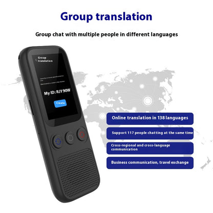 Multi-language translator for travel and meetings
