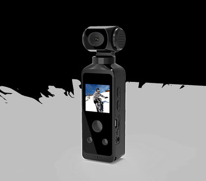 270-degree rotating pocket camera close-up