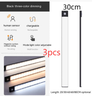 Magnetic cabinet light for cupboard and hallway use
