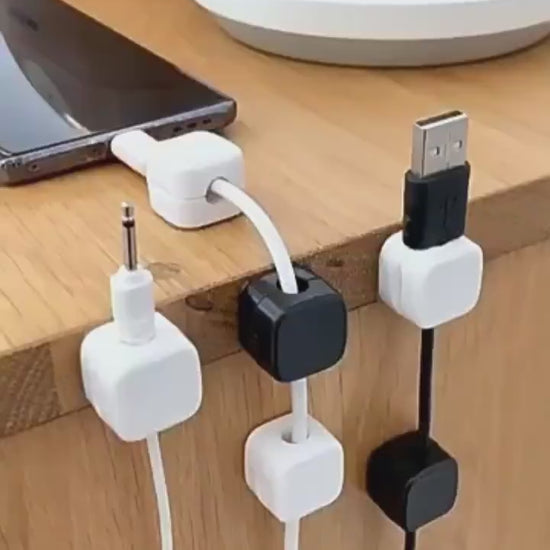 Magnetic cable clips demonstration video