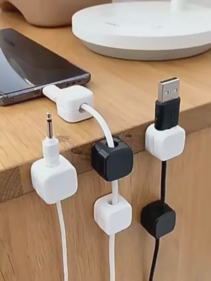 Magnetic cable clips demonstration video