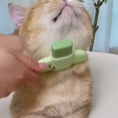 Hair release pet comb usage video