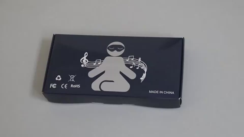 Bluetooth sleep mask with built-in speakers product video 1