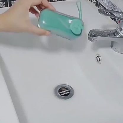 Cleaning brush scrubbing demonstration video