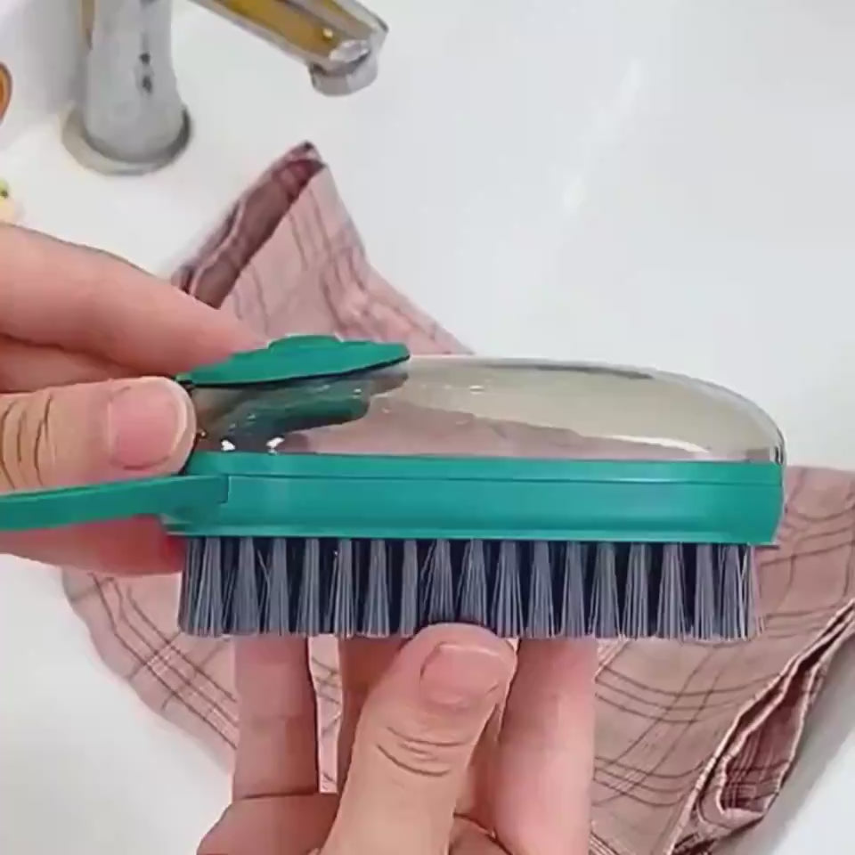 Automatic cleaning brush usage video