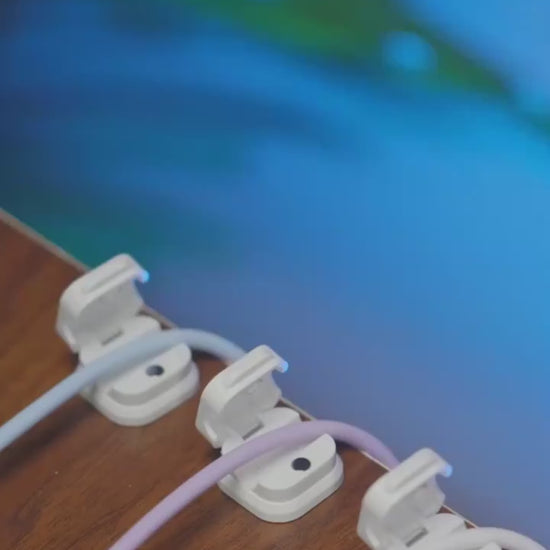 Cable management clip installation video