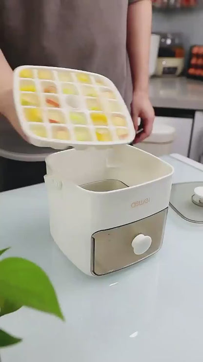 48-cube ice tray demonstration video