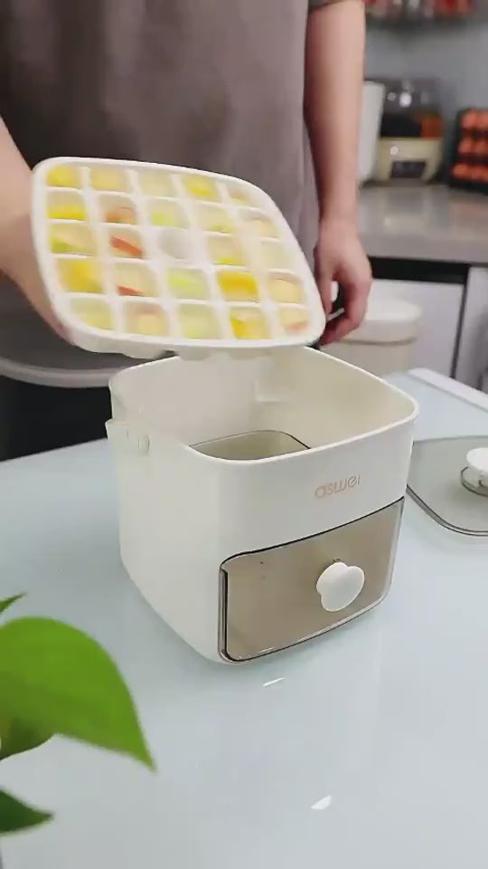 48-cube ice tray demonstration video